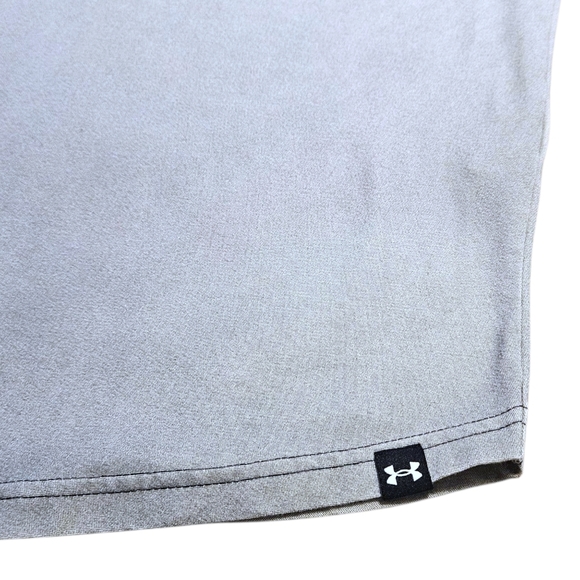Under Armour Project Rock Gradient Tee Mens Medium White Gray Loose Fit Casual - Picture 4 of 11